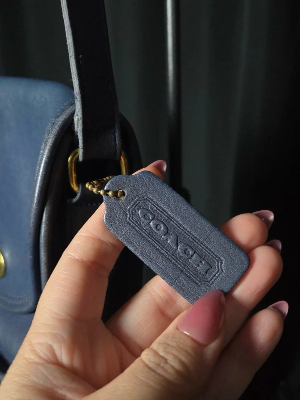 Vintage Coach Watson 9981 - Rare Bright Blue True Blue